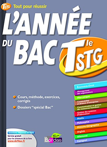 L'année du bac terminale STG