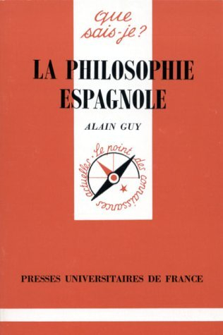 La philosophie espagnole