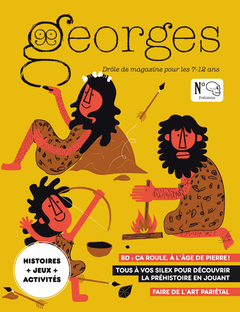 Georges : drôle de magazine pour enfants, n° 59. Préhistoire