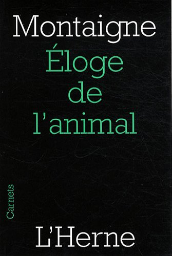 Eloge de l'animal