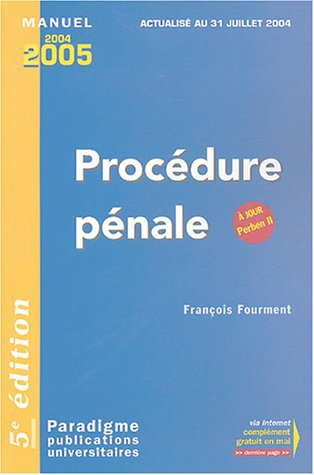 Procédure pénale