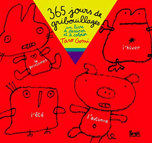 365 jours de gribouillages : un livre à dessiner et à colorier