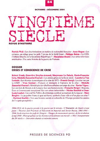 Vingtième siècle, n° 84