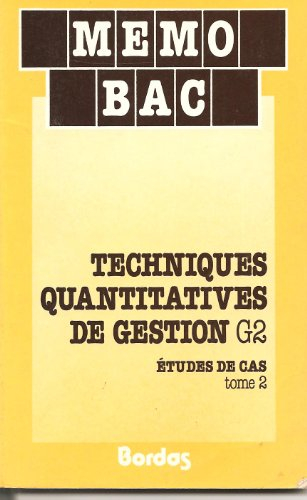 techn quant gestion g2 etud cas t 2 27                                                        092193