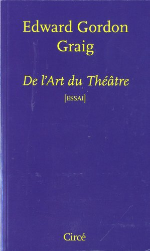 De l'art du théâtre