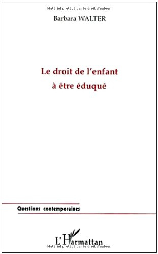 Le droit de l'enfant à être éduqué
