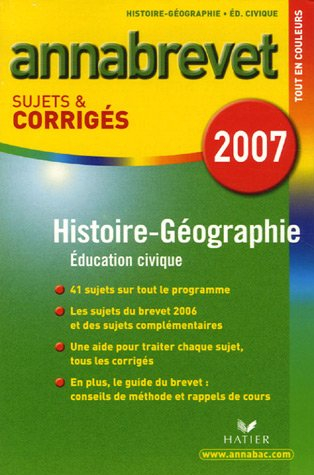 histoire géographie education civique