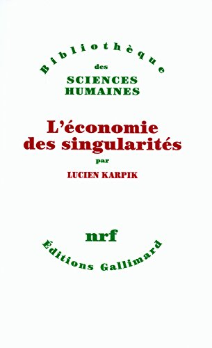 L'économie des singularités