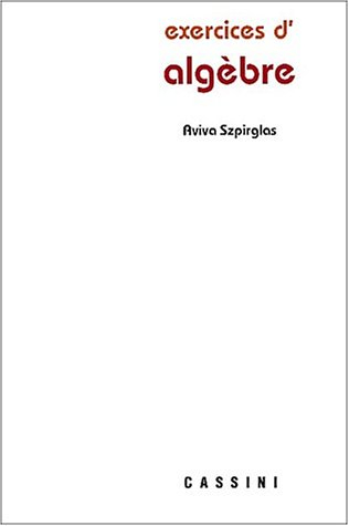 Exercices d'algèbre