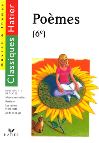 recueil de poèmes 6e, la poésie