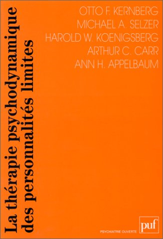 La thérapie psychodynamique des personnalités limites