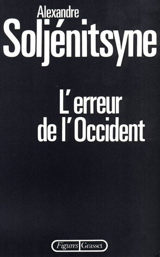 L'erreur de l'Occident