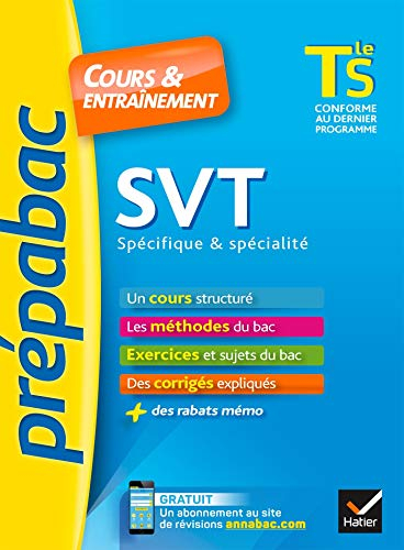 SVT, terminale S : spécifique et spécialité : cours et entraînement