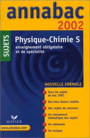 Physique, chimie, S