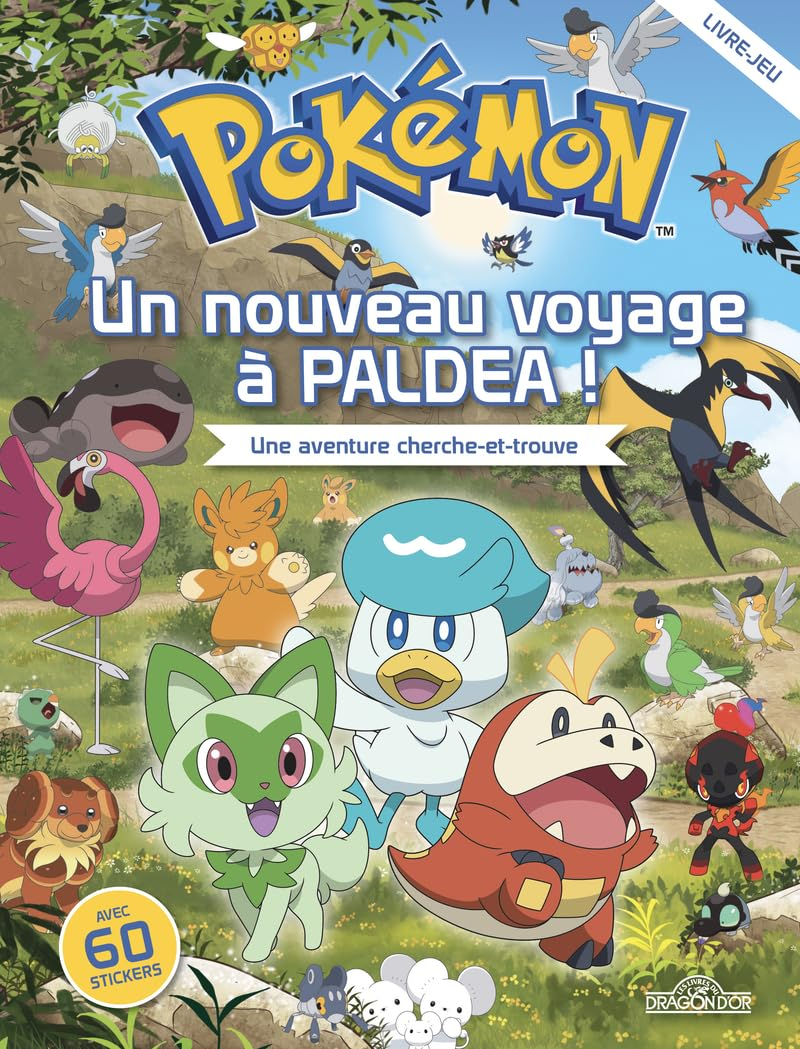 Pokémon : un nouveau voyage à Paldea ! : une aventure cherche-et-trouve