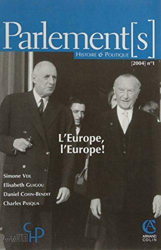 Parlements, N° 1 : L'Europe, l'Europe!