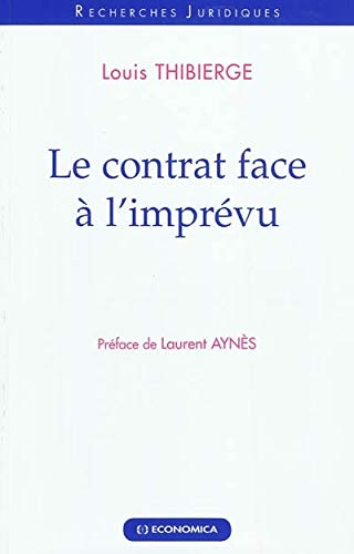 Le contrat face à l'imprévu