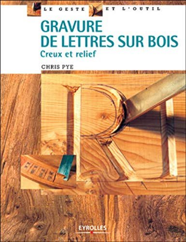 Gravure de lettres sur bois : creux et relief