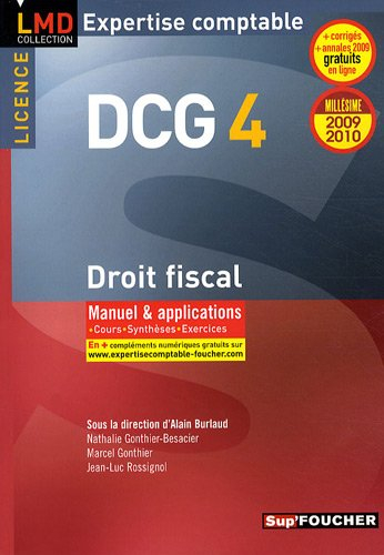 DCG 4 droit fiscal : manuel & applications