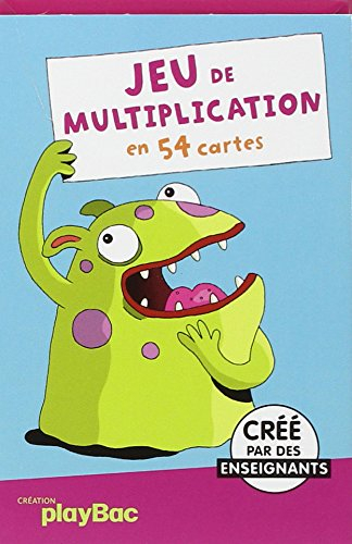 Jeu de multiplication : en 54 cartes