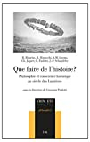 Que faire de l'histoire ?