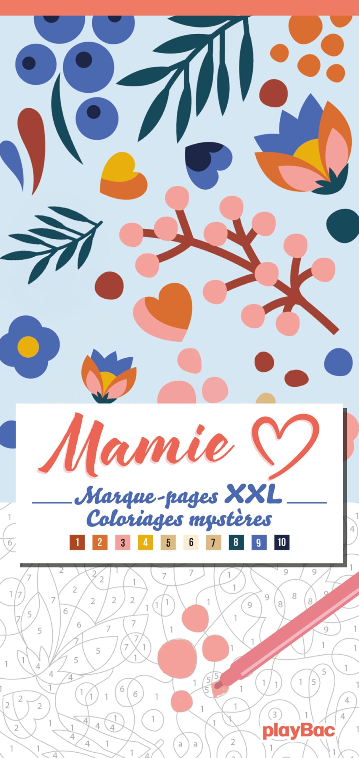 Mamie : Marque-pages XXL : Coloriages mystères
