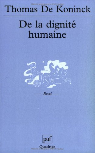 De la dignité humaine
