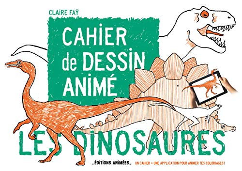 cahier de dessin animé les dinosaures