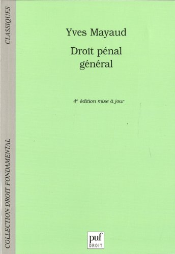 Droit pénal général