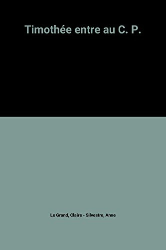 Timothée entre au CP