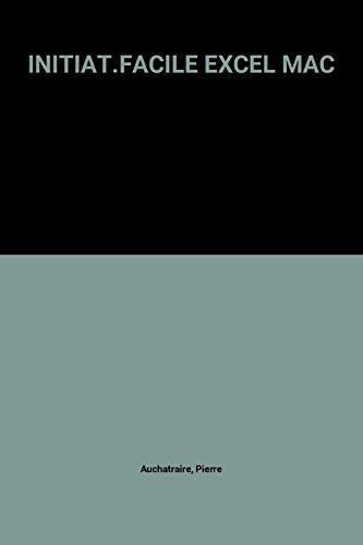 Initiation facile Excel Mac version 2.2