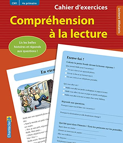 Compréhension à la lecture, CM1, 4e primaire, lecteurs débutants : cahier d'exercices : lis les peti