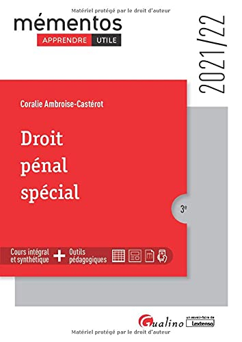 Droit pénal spécial : 2021-2022