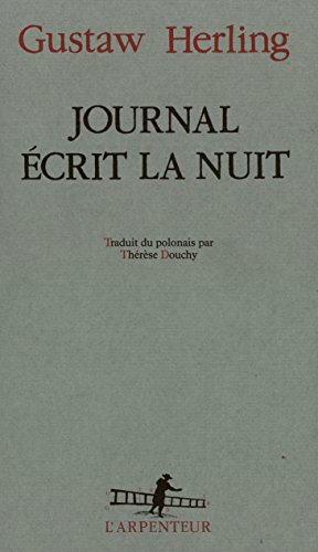 Journal écrit la nuit