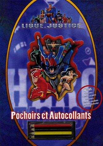 Ligue de justice : pochoirs et autocollants