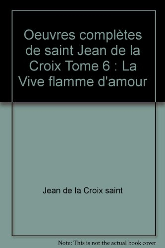 oeuvres complètes de saint jean de la croix