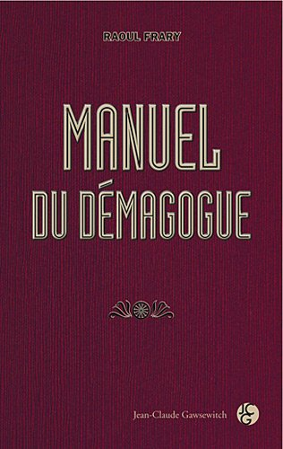 Manuel du démagogue