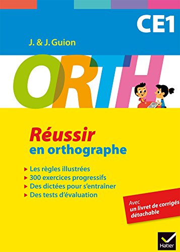 Réussir en orthographe, CE1
