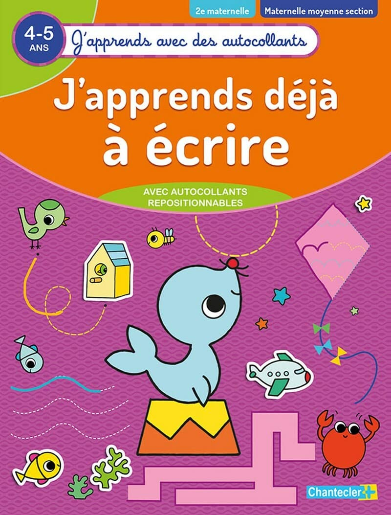 J'apprends déjà à écrire : 4-5 ans, 2e maternelle, maternelle moyenne section