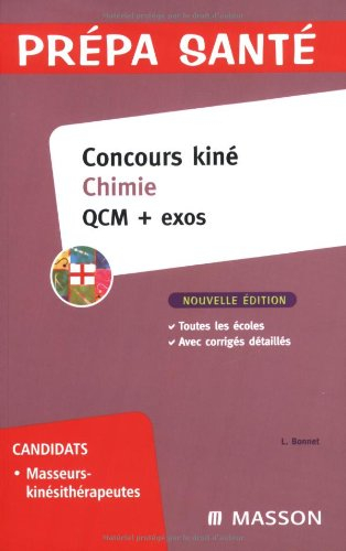 Concours kiné chimie : QCM + exos