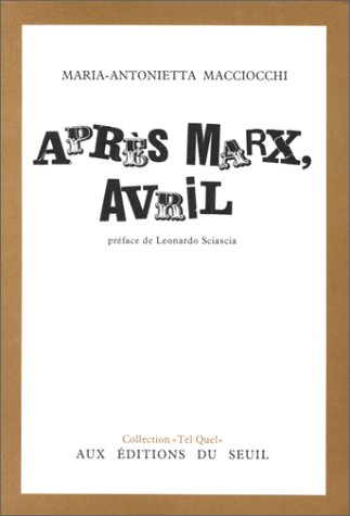 Après Marx, Avril