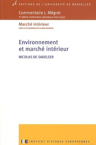Environnement et marché intérieur