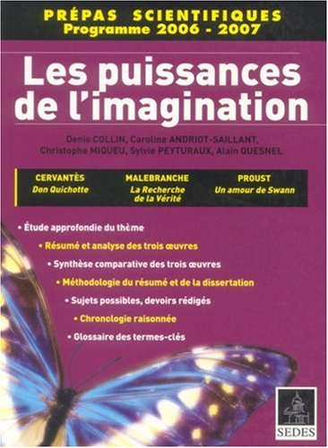 Les puissances de l'imagination : Cervantès : Don Quichotte ; Malebranche : La recherche de la vérit