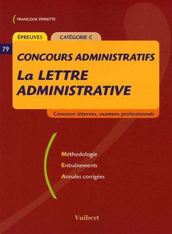 la lettre administrative : catégorie c