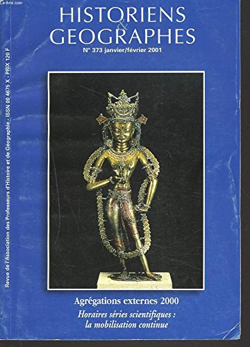 historiens et geographes. revue n,373, janvier-fevrier 2001. quels maitres pour quelle ecole ?, robe
