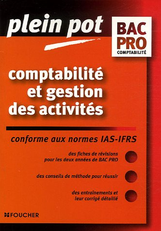 Comptabilité et gestion des activités, bac pro comptabilité