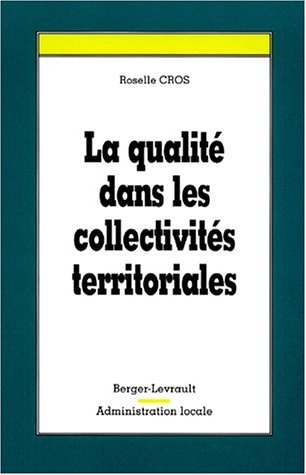 La qualité dans les collectivités territoriales