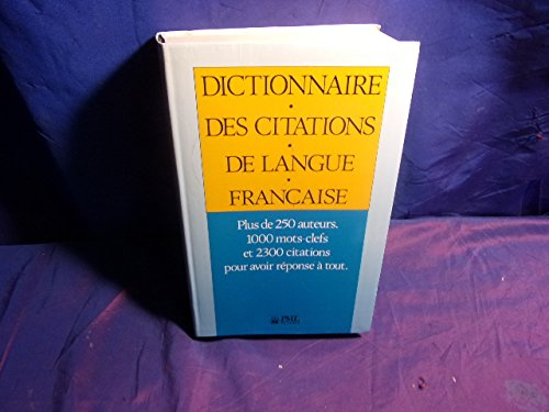 dictionnaire des citations de langue française