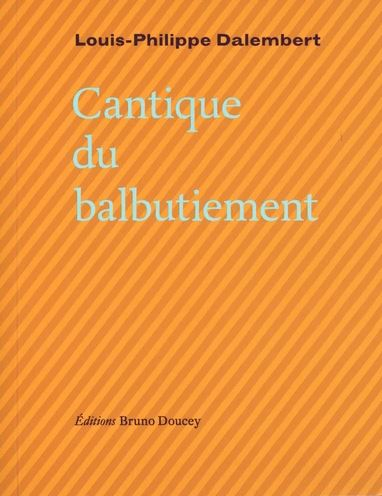 Cantique du balbutiement