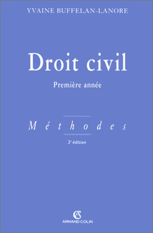Droit civil, 1re année : méthodes